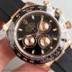 Perfect Replica Noob Factory Rolex Daytona 4130 Black Dial Rose Gold Case 40mm Men's Watch (4)_th.jpg